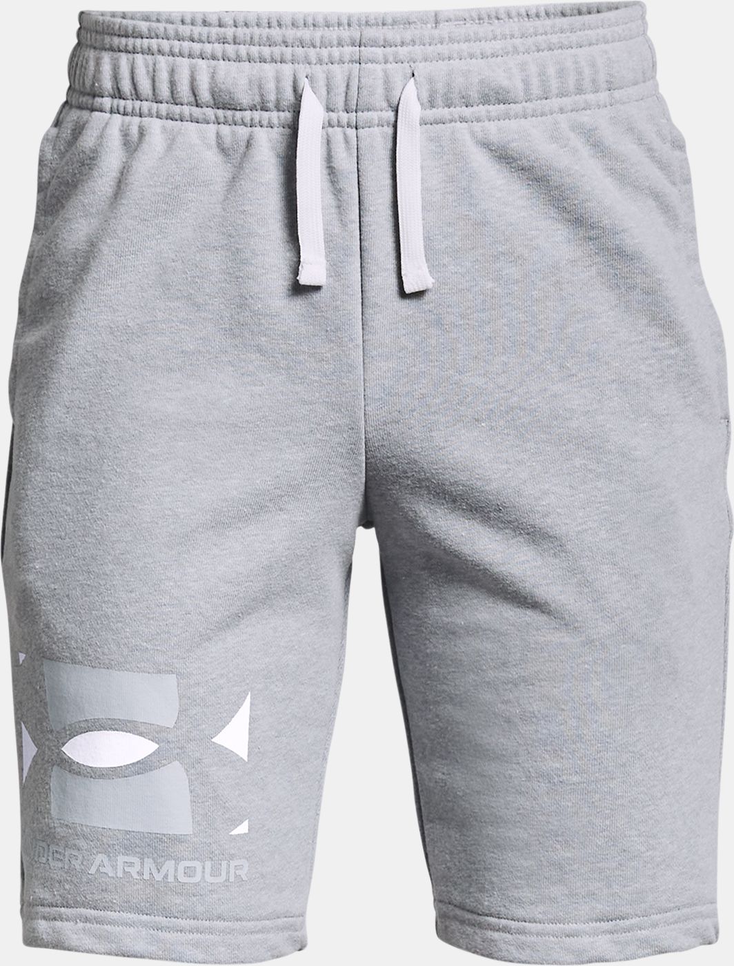 Under Armour Rival Terry Big Logo Kraťasy dětské Šedá - 122 - obrázek 1