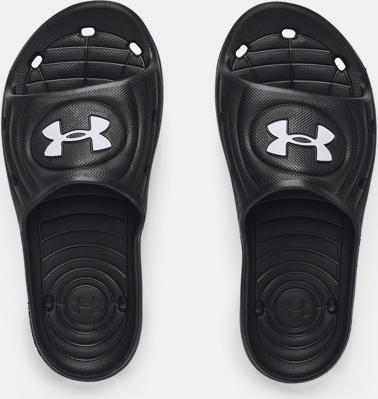 Under Armour Locker IV Pantofle dětské Černá - 32 - obrázek 5