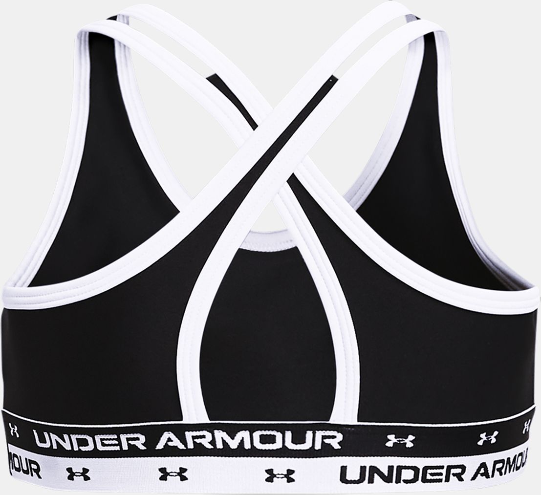 Under Armour podprsenka Crossback Solid-BLK - 140-152 - obrázek 2