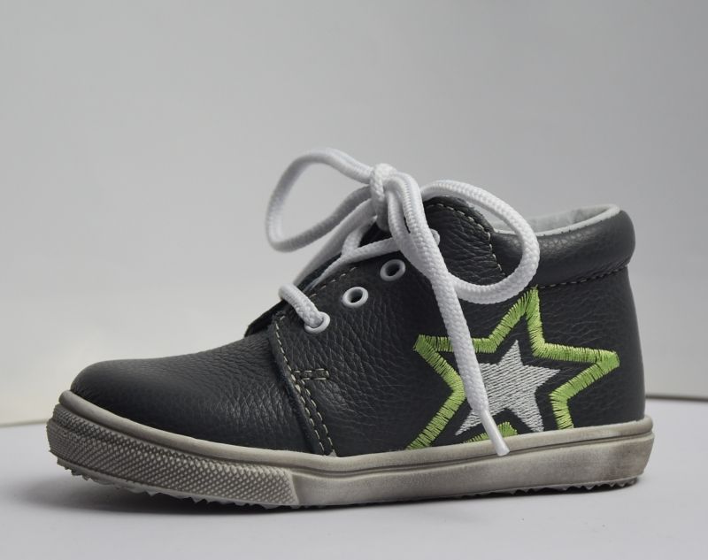 Dětské celoroční boty Jonap 022M Šed Hvězda (21) - JONAP - výroba obuvi s.r.o. - obrázek 1