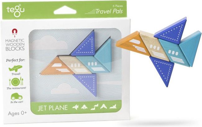 TEGU -Magnetická stavebnice na cesty - Letadlo TEGU-PAL-JET-706T - obrázek 2