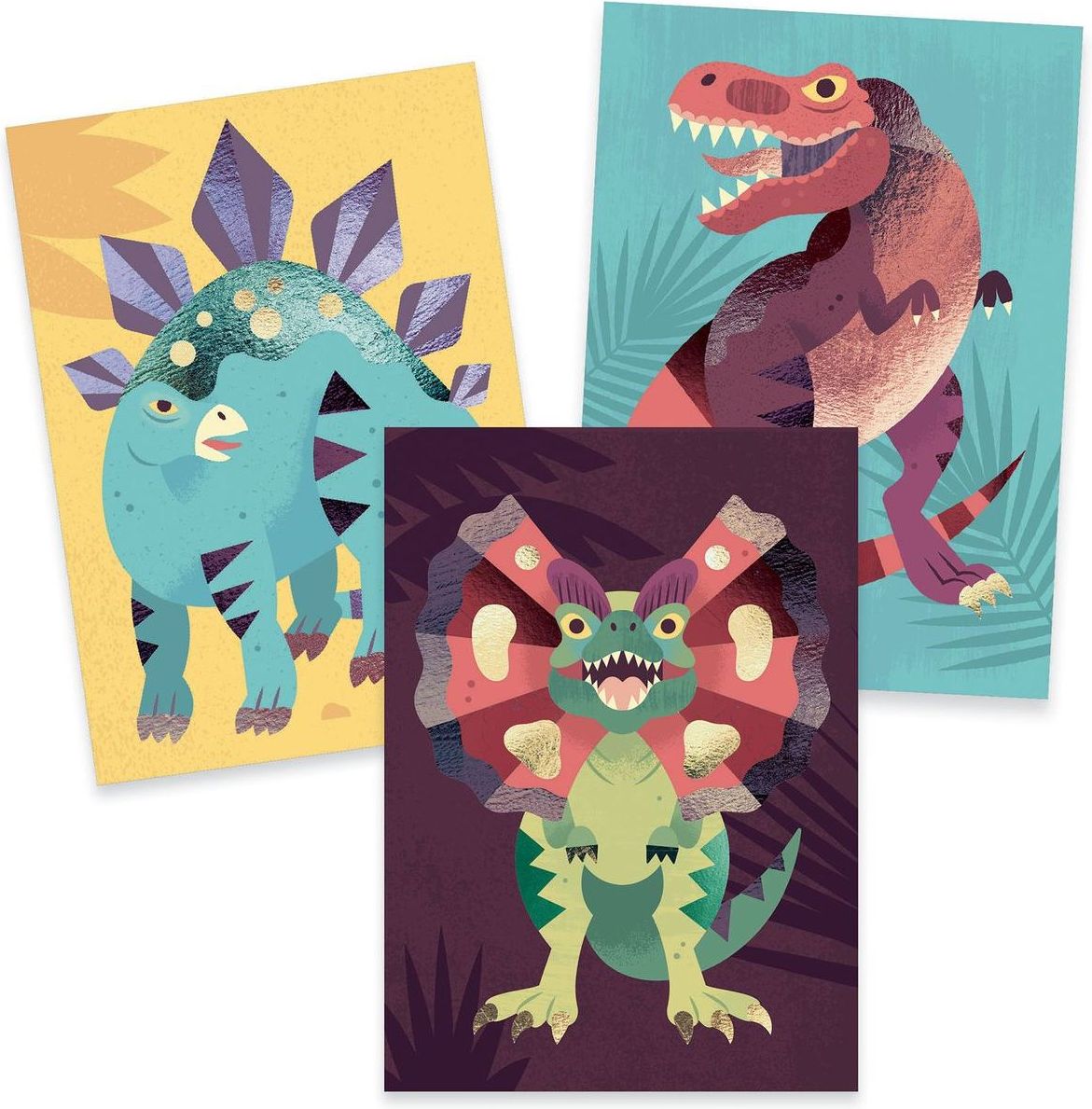Djeco Výtvarný set Folie Dinosauři - obrázek 2