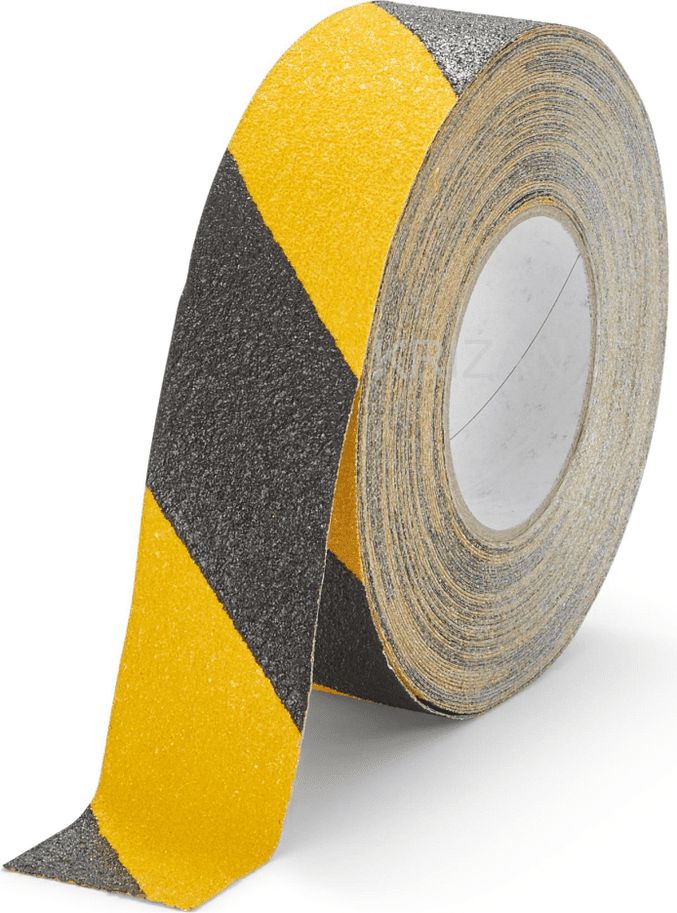 Heskins Přizpůsobivá protiskluzová páska - Žlutočerná Rozměr: 50mmx18,3m - obrázek 1