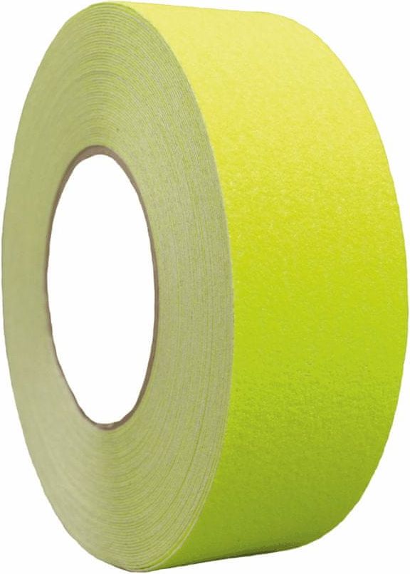 Heskins Protiskluzová páska - Fluorescenční žlutá Rozměr: 50mm x 18,3m - obrázek 1