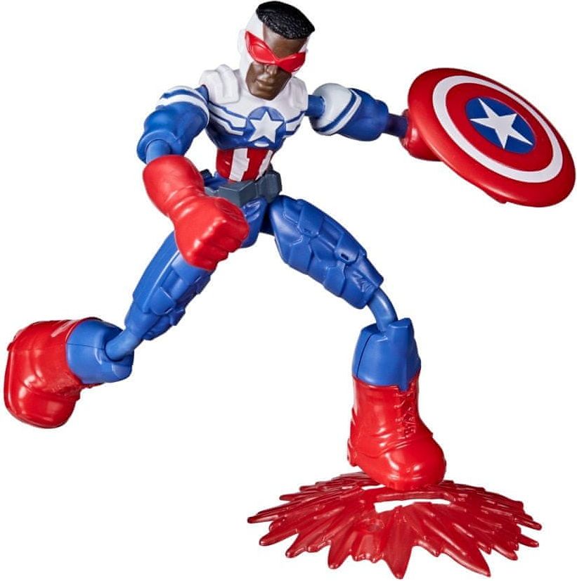 Avengers figurka Bend and Flex Captain America Falcon - obrázek 1