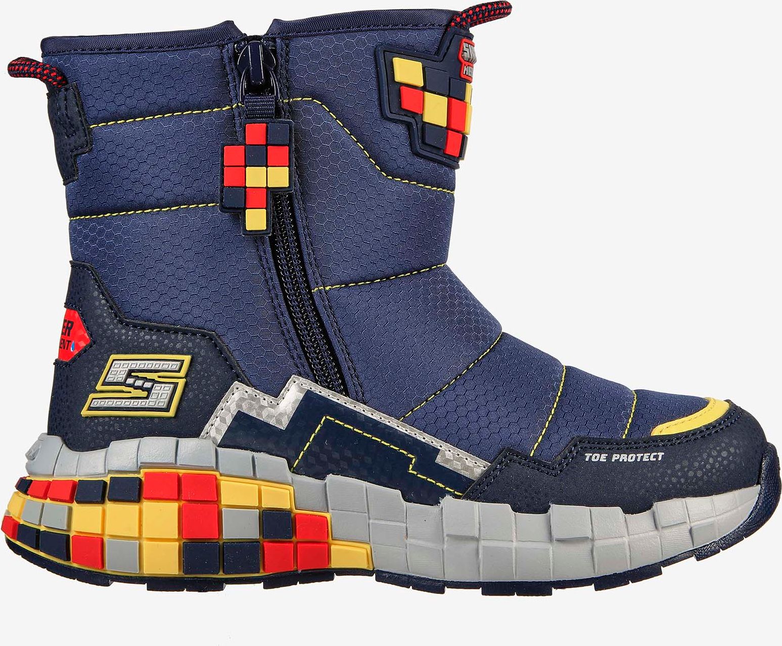 Modré klučičí zimní boty Skechers - 29 - obrázek 2
