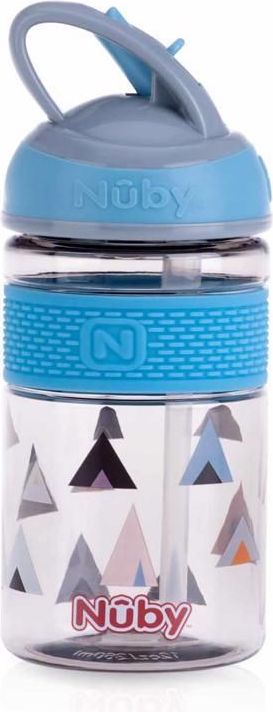 NUBY Láhev sportovní 2v1 s tvrdým sklápěcím brčkem 360 ml Nuby - obrázek 1