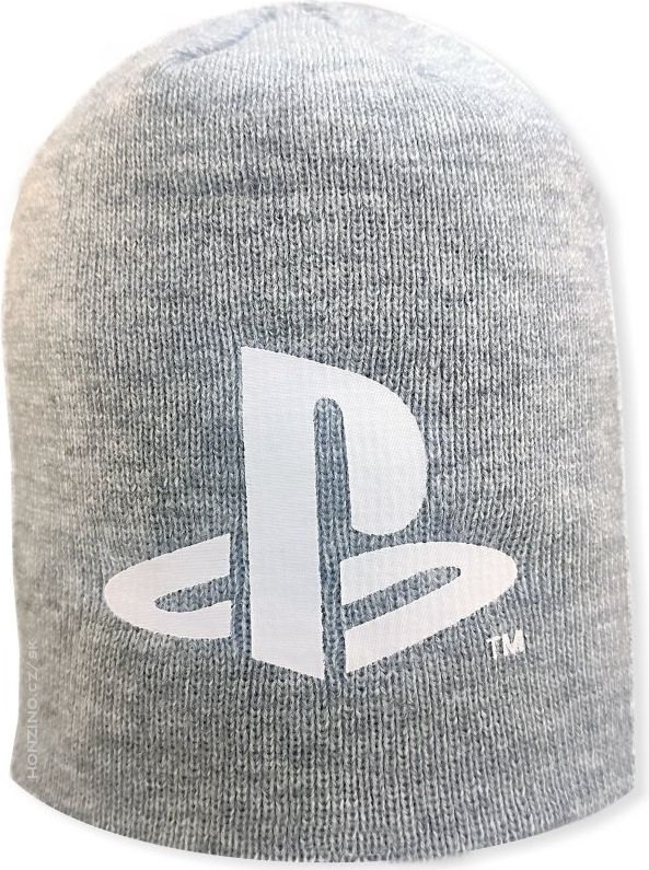 Fashion.uk · Dětská zimní úpletová čepice PlayStation - oficiální licenční produkt - šedá 52 - obrázek 1
