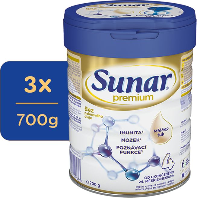 3x SUNAR Premium 4, 700 g - obrázek 1