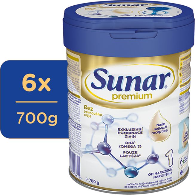 6x SUNAR Premium 1, 700 g - obrázek 1