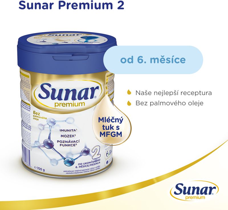 6x SUNAR Premium 2, 700 g - obrázek 2