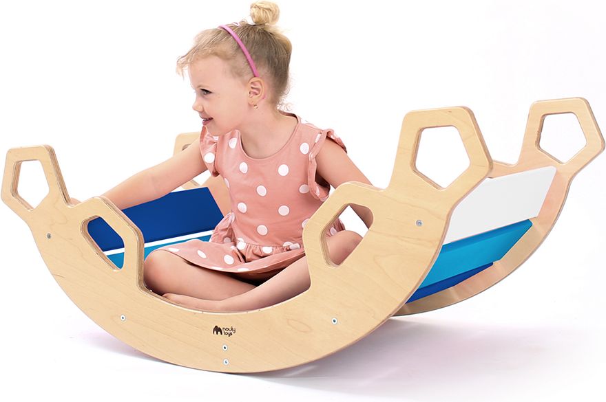 Nouly Toys MONTESSORI HOUPAČKA HP-MH-02 modro-bílá - obrázek 1