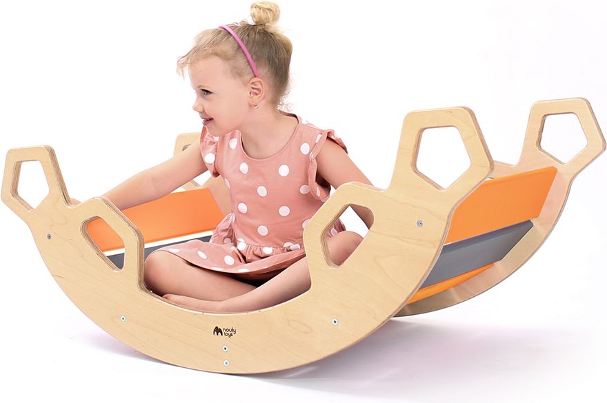 Nouly Toys MONTESSORI HOUPAČKA HP-MH-03 žluto-šedá - obrázek 1