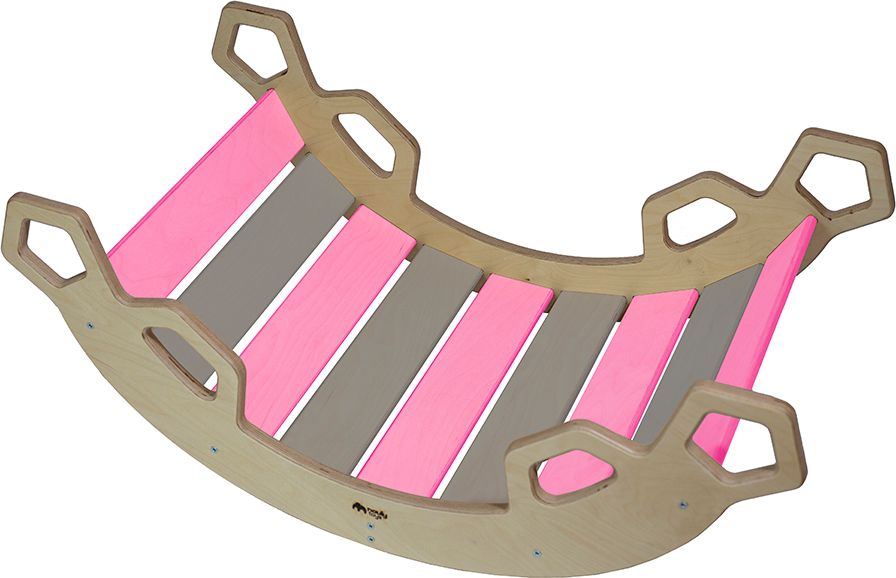 Nouly Toys MONTESSORI HOUPAČKA HP-MH-04 růžovo-šedá - obrázek 2