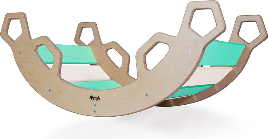 Nouly Toys MONTESSORI HOUPAČKA HP-MH-06 mentolová-bílá - obrázek 2