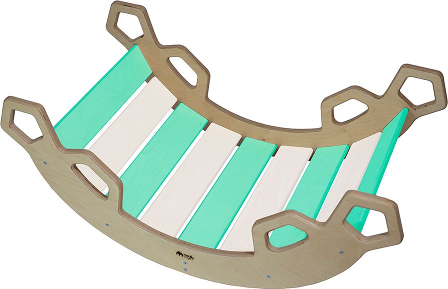 Nouly Toys MONTESSORI HOUPAČKA HP-MH-06 mentolová-bílá - obrázek 3