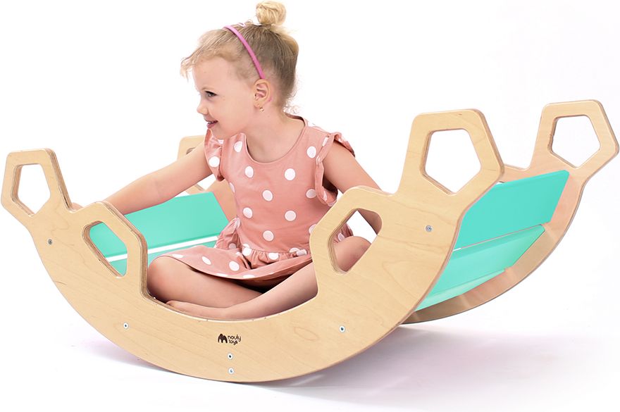 Nouly Toys MONTESSORI HOUPAČKA HP-MH-08 mentolová - obrázek 1
