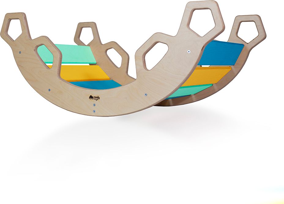 Nouly Toys MONTESSORI HOUPAČKA HP-MH-10 mentolová-modrá-žlutá - obrázek 2