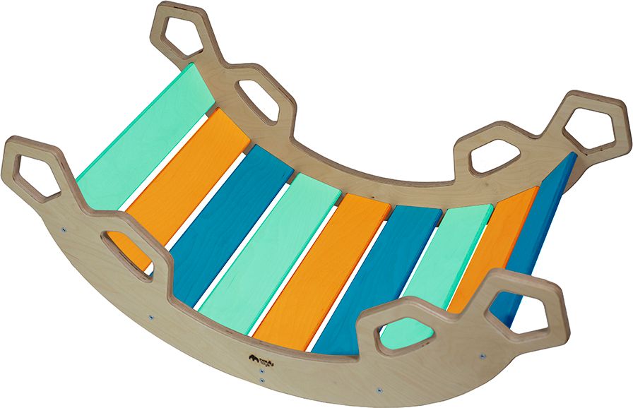 Nouly Toys MONTESSORI HOUPAČKA HP-MH-10 mentolová-modrá-žlutá - obrázek 3