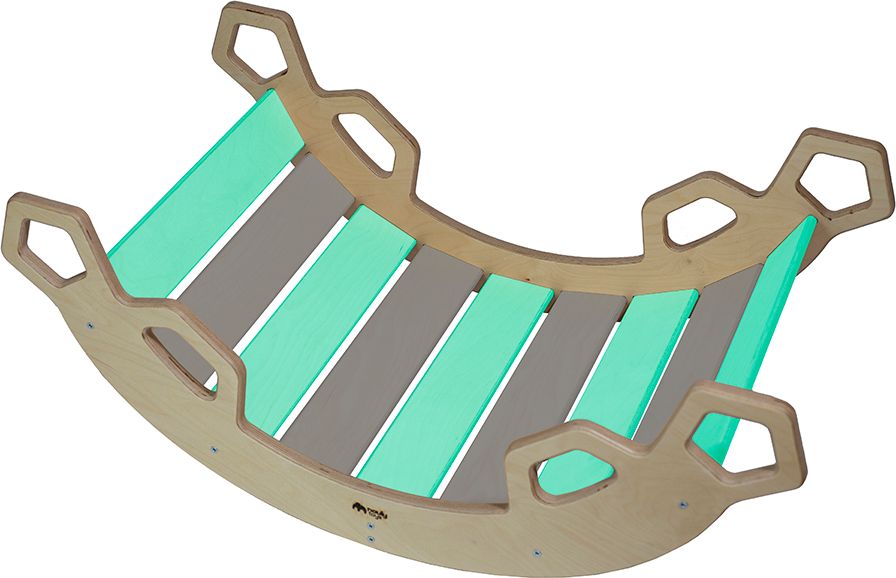 Nouly Toys MONTESSORI HOUPAČKA HP-MH-13 mentolová-šedá - obrázek 6