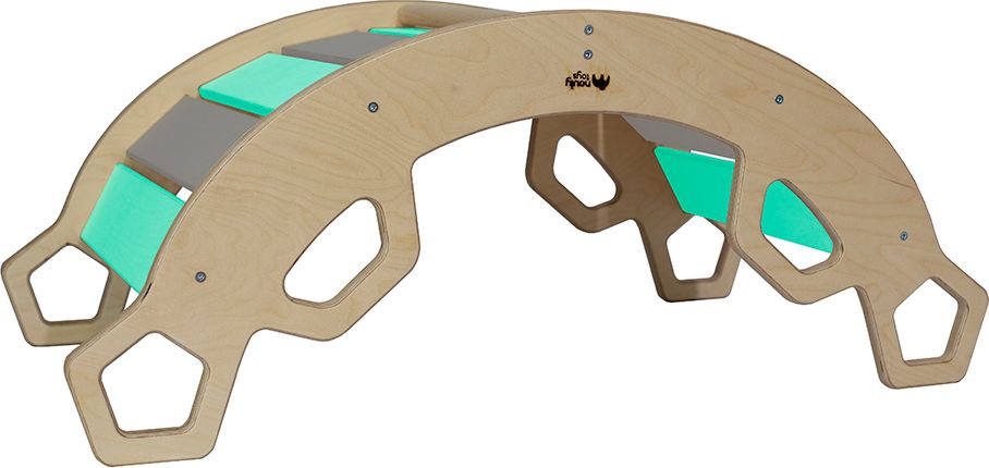 Nouly Toys MONTESSORI HOUPAČKA HP-MH-13 mentolová-šedá - obrázek 7