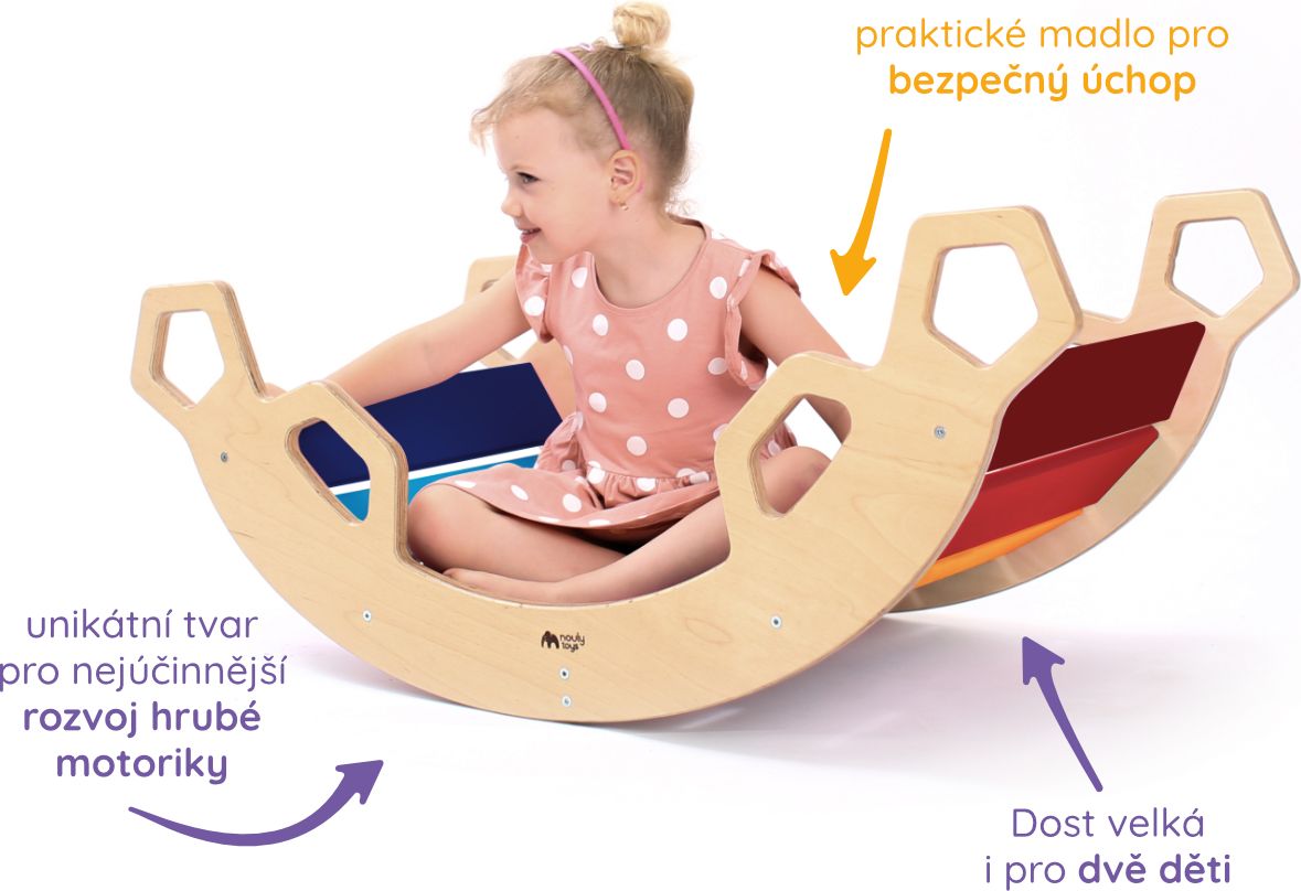 Nouly Toys MONTESSORI HOUPAČKA HP-MH-21 červená - obrázek 5