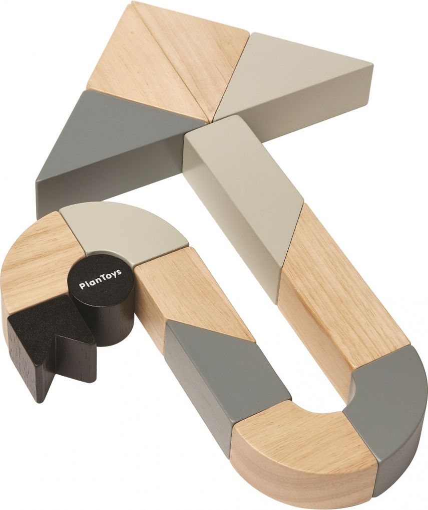 PLAN TOYS - Dřevěné otáčivé kostky PT5508 - obrázek 4