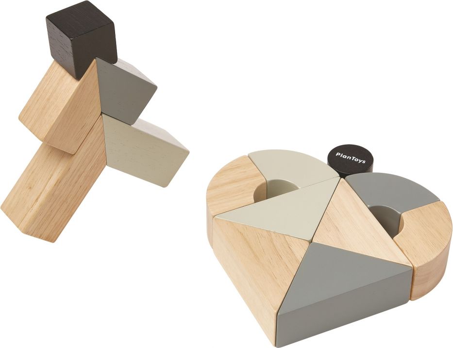 PLAN TOYS - Dřevěné otáčivé kostky PT5508 - obrázek 5