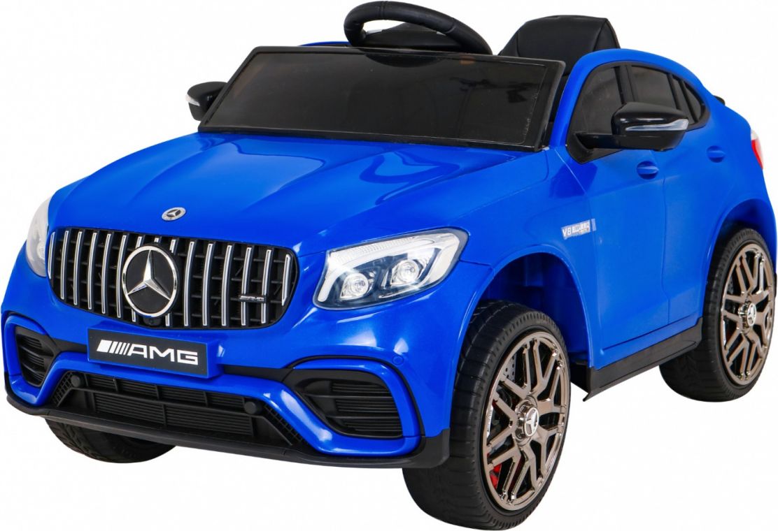 Dětské elektrické autíčko Mercedes GLC 63S 4x4 - modré - obrázek 1