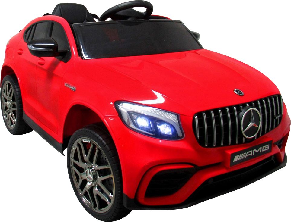 Dětské elektrické autíčko Mercedes GLC 63S 4x4 - modré - obrázek 3