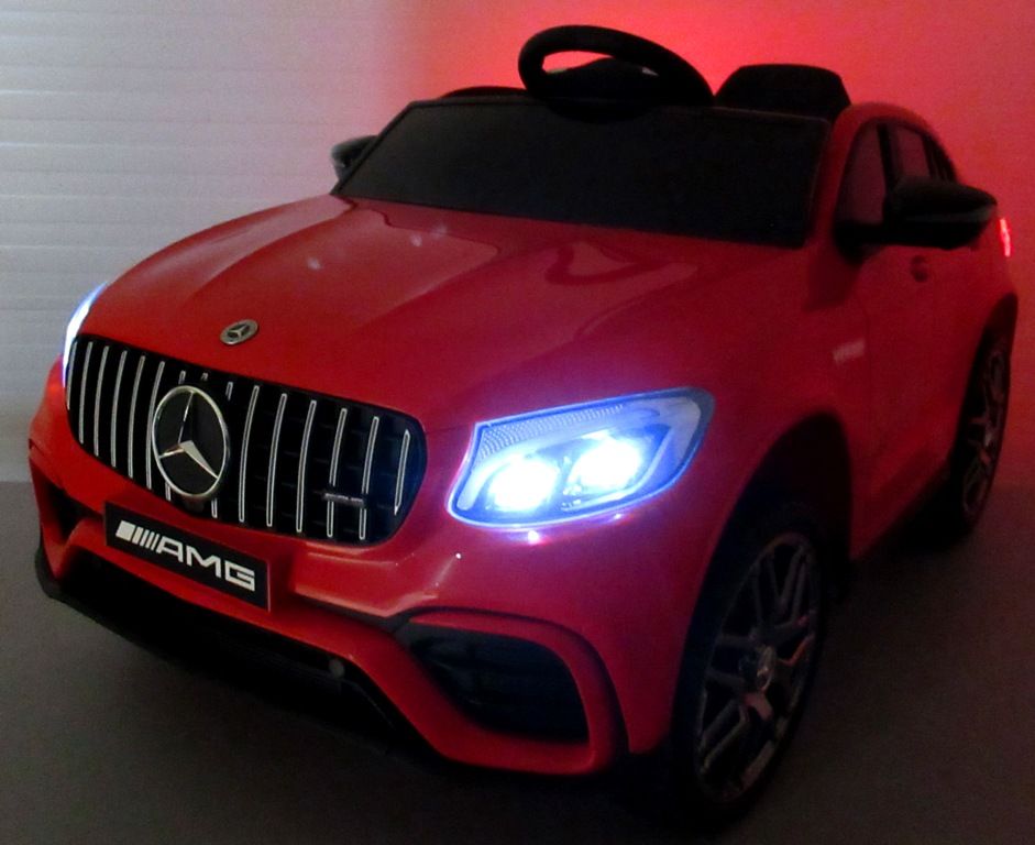 Dětské elektrické autíčko Mercedes GLC 63S 4x4 - modré - obrázek 13
