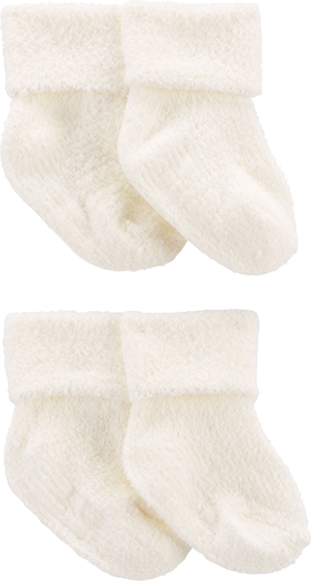 CARTER'S Ponožky White neutrál LBB 4ks 3-12m - obrázek 1