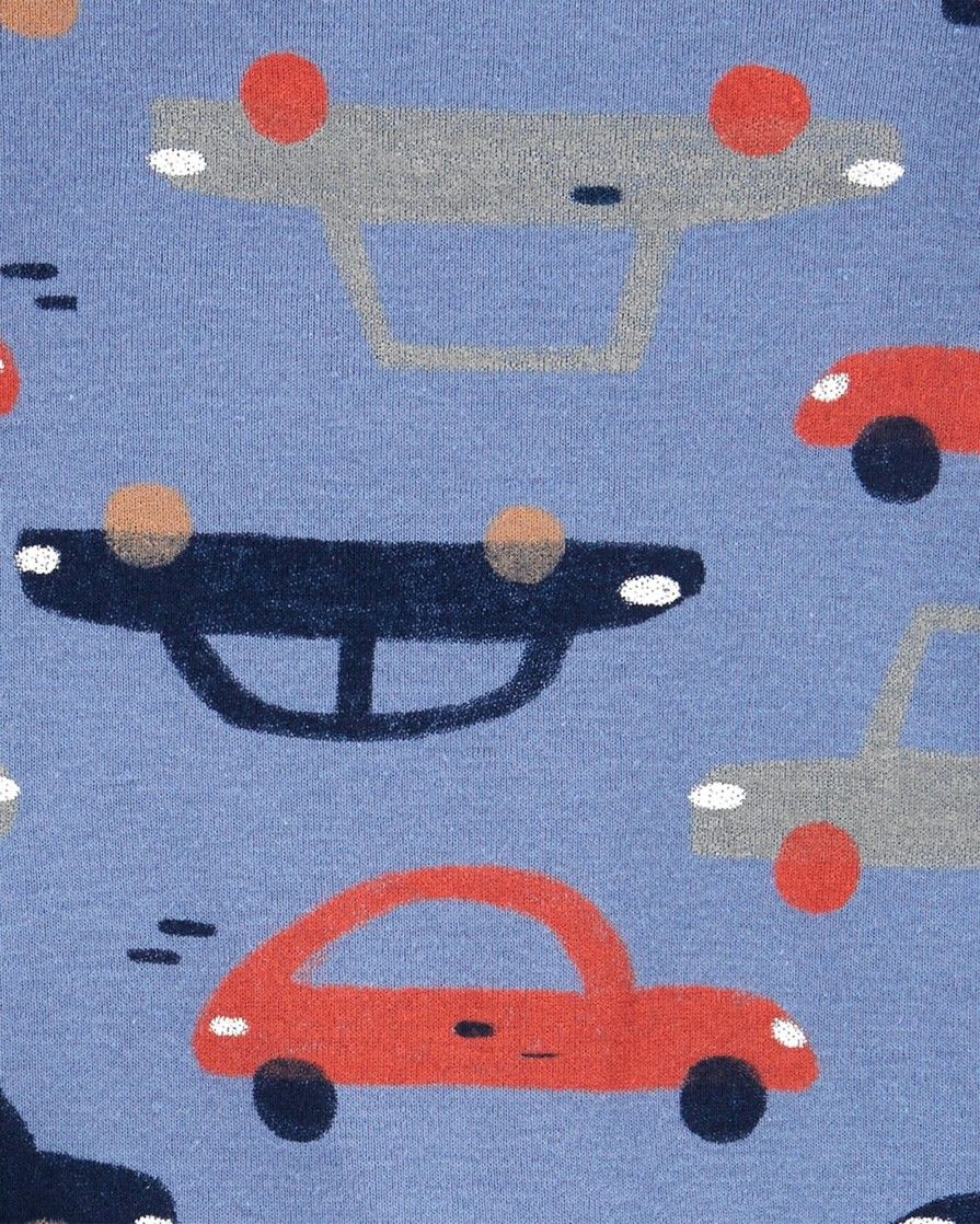 CARTER'S Set 3dílný overal na druky bez nožiček 2ks, čepice Cars chlapec LBB 9m, vel. 74 - obrázek 2