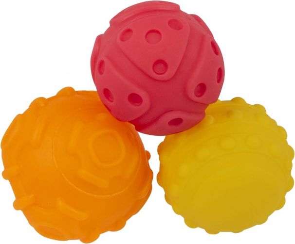 Playgro - Strukturované míčky pro rozvoj motoriky 3ks - obrázek 1