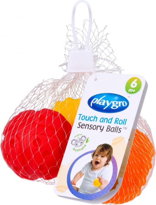 Playgro - Strukturované míčky pro rozvoj motoriky 3ks - obrázek 2