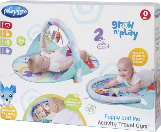 Playgro - Cestovní hrací podložka se štěňátky - obrázek 4