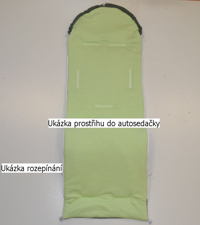 Podzimní fusak do kočárku Dětský svět černý/růžový se slonem - obrázek 4