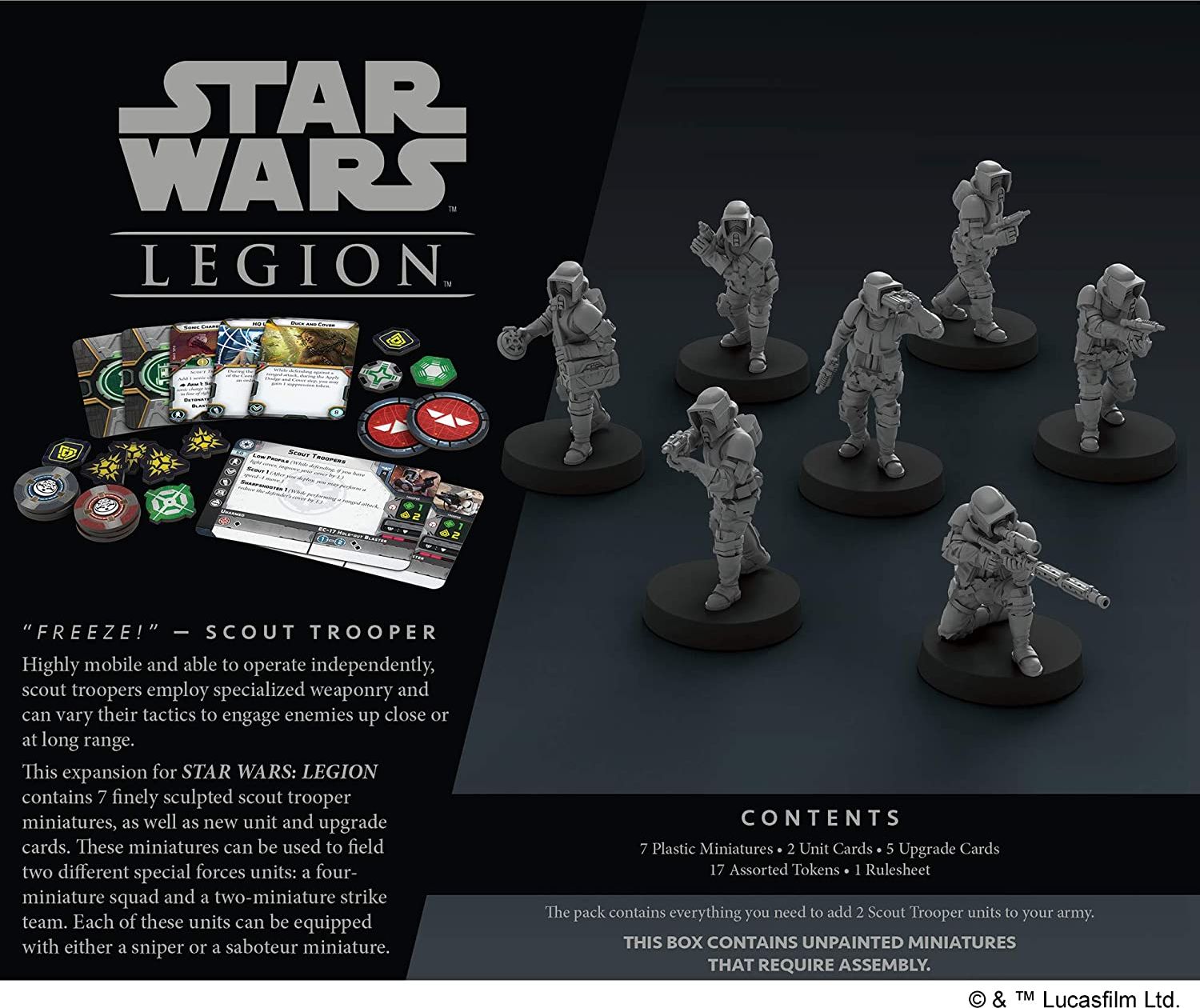 FFG Star Wars Legion - Scout Troopers Unit Expansion - obrázek 2
