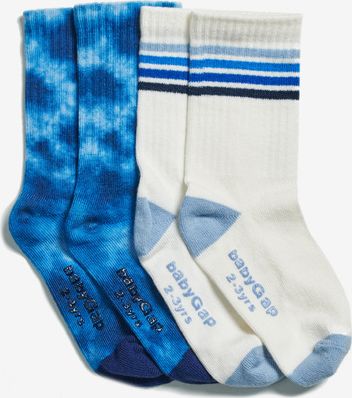 Ponožky 2 páry dětské GAP | Modrá | Chlapecké | 4-5 let - obrázek 1