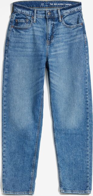 Relaxed Tapered Jeans dětské GAP | Modrá | Chlapecké | M - obrázek 2