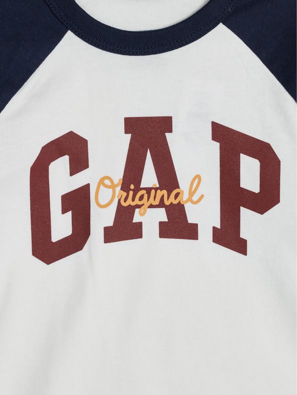 Logo Triko dětské GAP | Bílá | Chlapecké | 3 roky - obrázek 3