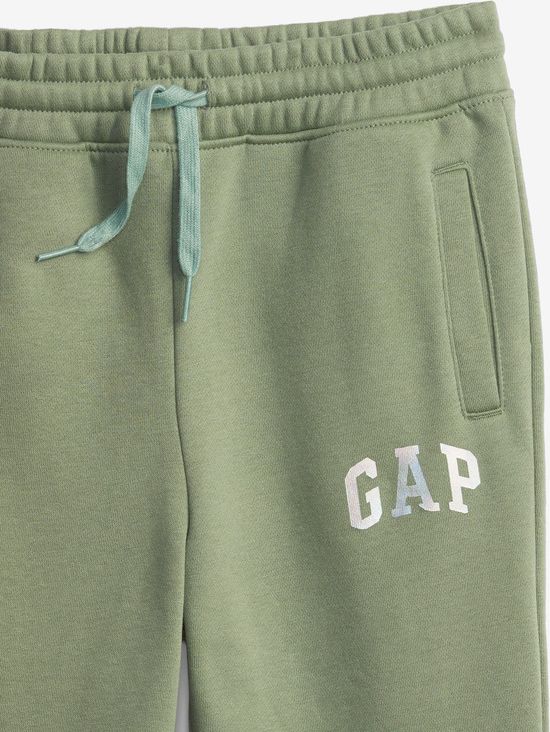 Logo Tepláky dětské GAP | Zelená | Dívčí | S - obrázek 4