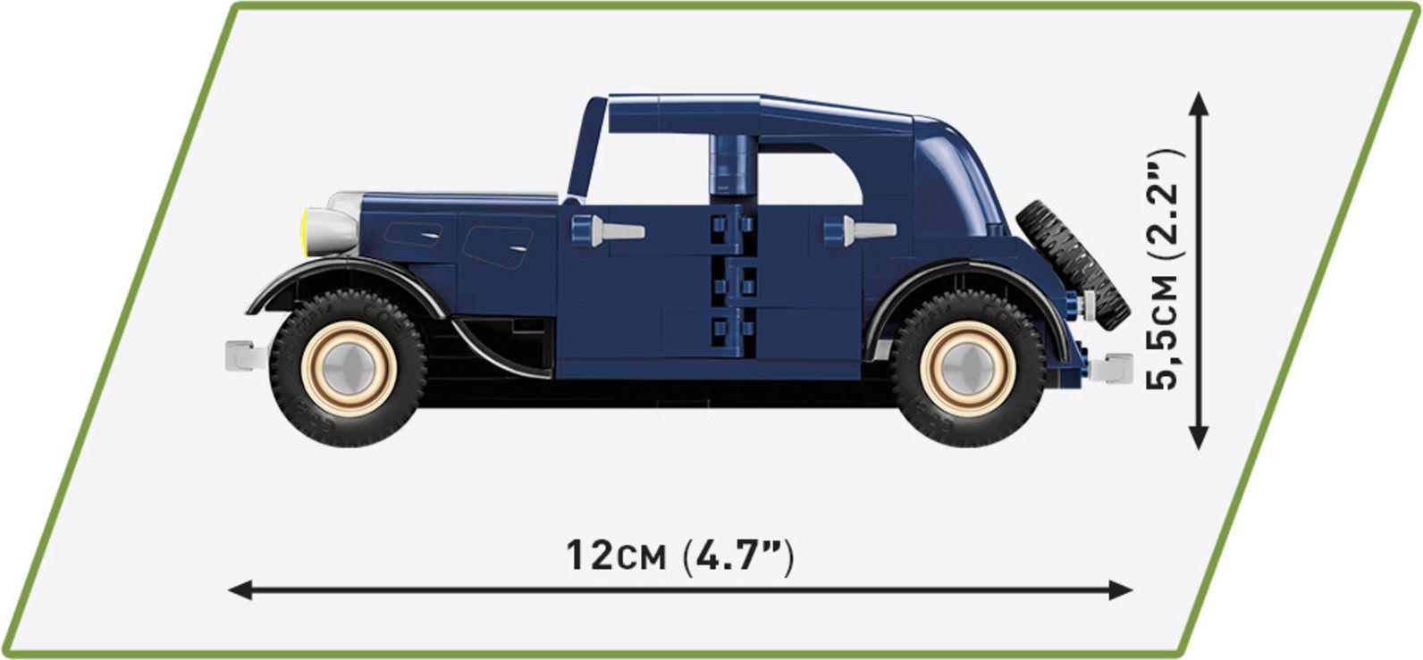 COBI 2263 Francouzský osobní automobil Citroën Traction 7A - obrázek 4