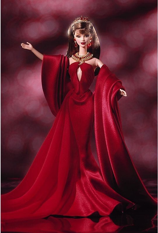 Mattel BARBIE Countess of Rubies (rubínová hraběnka) s krystaly Swarovski - rok 2001 - obrázek 1