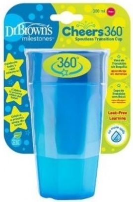 Dr.Browns Kouzelný hrneček Cheers 360°, 300 ml, modrý - obrázek 1