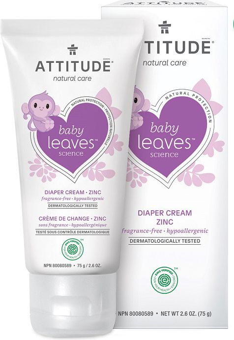 Attitude Zinkový krém na opruzeniny Baby leaves bez vůně 75 ml - obrázek 1