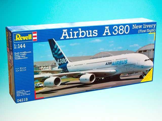 REVELL Plastic ModelKit letadlo 04218 - Airbus A380 "New Livery" (1:144) - obrázek 1