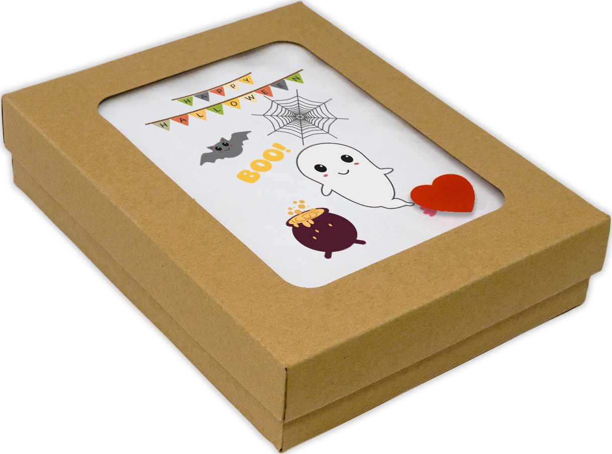 Kojenecké body Ellie Bee, krátký nebo dlouhý rukáv, barva bílá, motiv "Happy Halloween" Velikost: 0 - 3 měsíce (56 - 62cm), Rukáv: krátky - obrázek 4