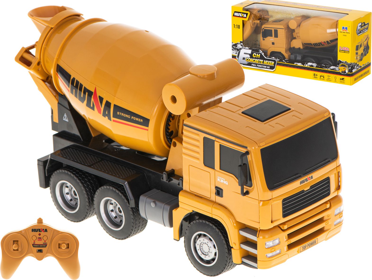 HUINA 1333 RC Domíchávač MIX 2,4GHz 1:18 - obrázek 2