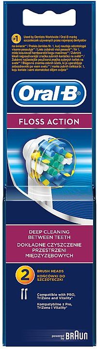Oral-B FlossAction náhradní kartáčkové hlavy   2 ks - obrázek 2